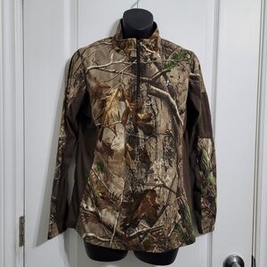 NWOT Rocky Women's SilentHunter 1/4 Zip Camo Shirt Realtree Edge Sz Small